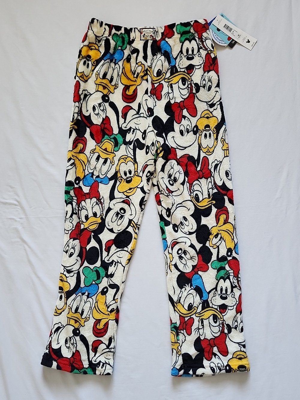 NWT Kids Disney Classic Characters Plush Pajama Pants Size XL
